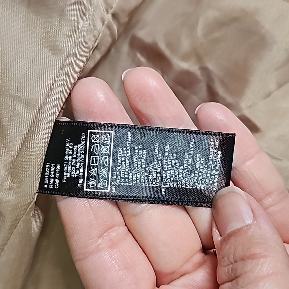 Forever 21 Camel Color Peacoat - Picture 10 of 11